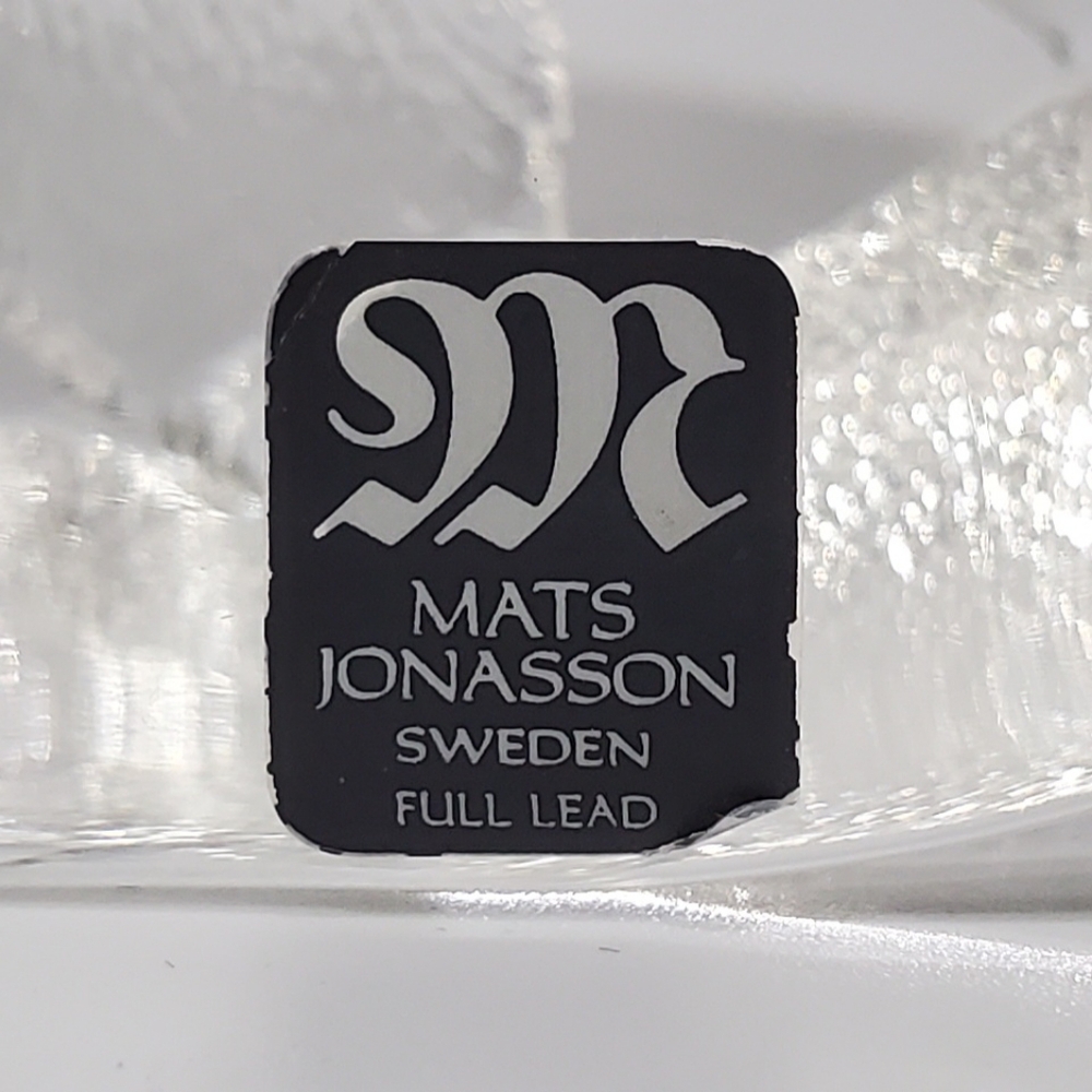 Mats Jonasson Sweden πΈπͺ Lead Crystal Panda πΌ 4 1/2" Art Glass Signed Numbered - Picture 9 of 16